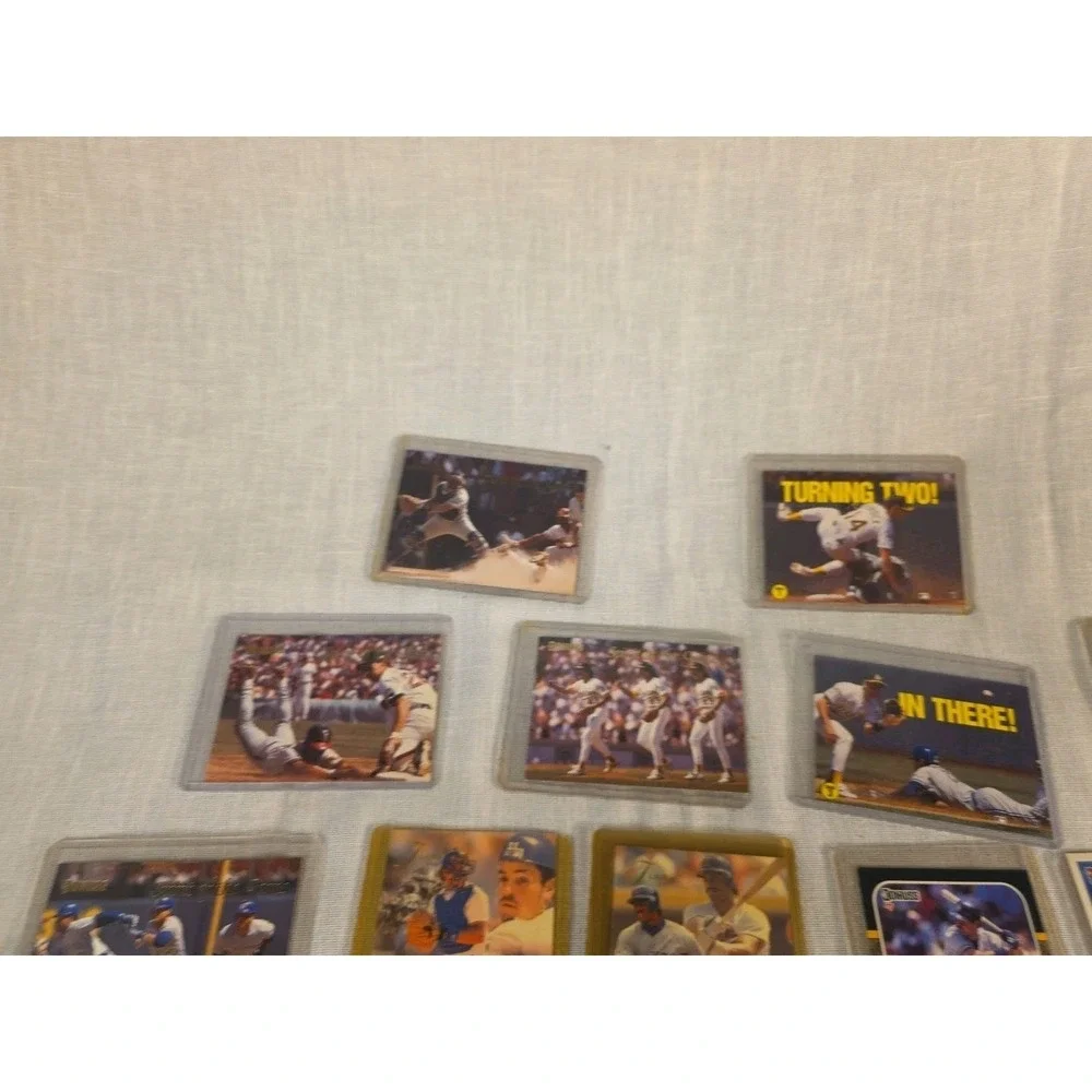 Donruss And Flair Baseball Cards In Penny Sleeve Top Loaders. Very Good...